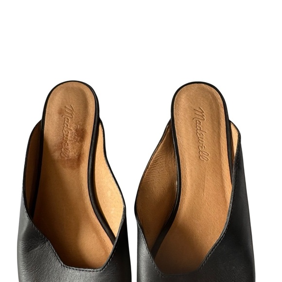 Madewell - The Erica Peep-Toe Mule in Leather Sz 7.5 - Picture 4 of 8